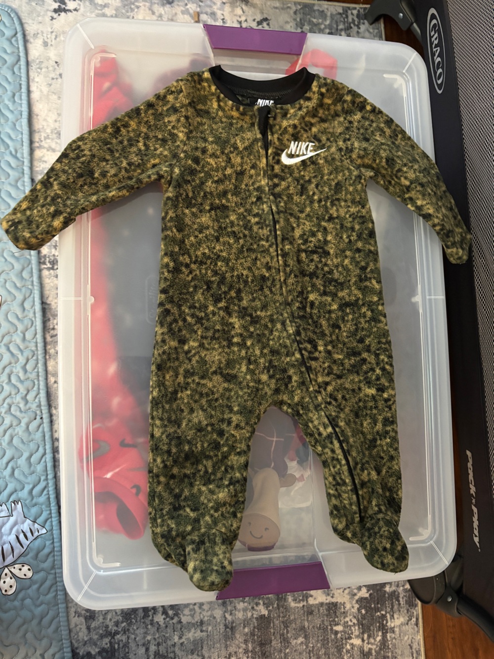 Nike Fleece Footie Pajamas